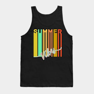 Summer Vibes Retro Design Tank Top